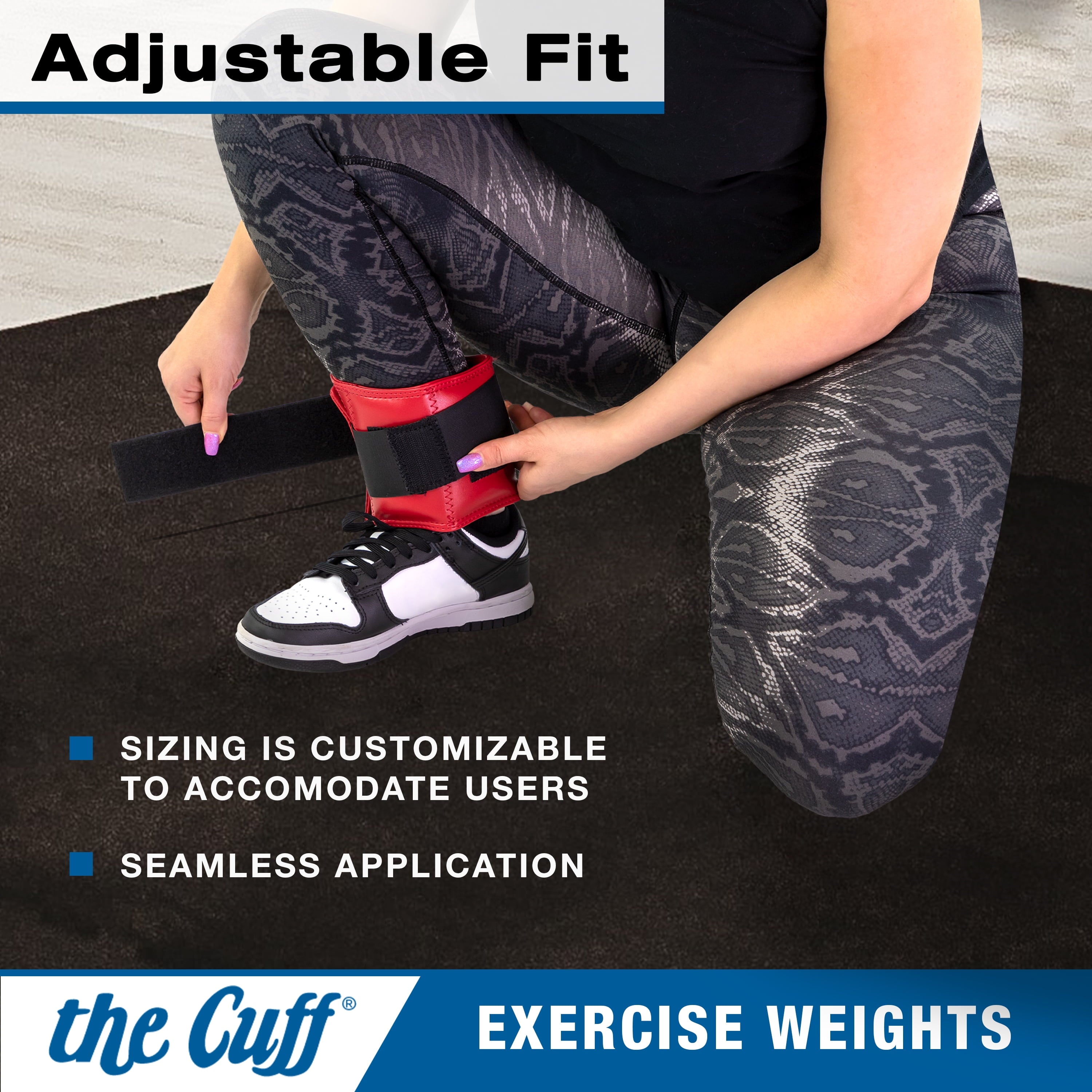 Original Adjustable Ankle and Wrist Weight for Yoga, Dance, Running, Cardio, Aerobics, Toning, and Physical Therapy. .25 Lb , White